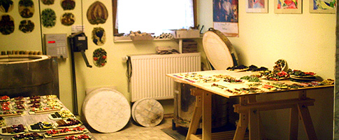 Carola Müller's pottery workshop